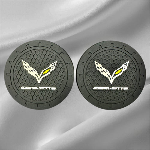 2x Cup Coaster | for Chevy Corvette image 0