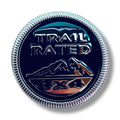 Trail Rated 4x4 Badge | Jeep - Black/Chrome image 0