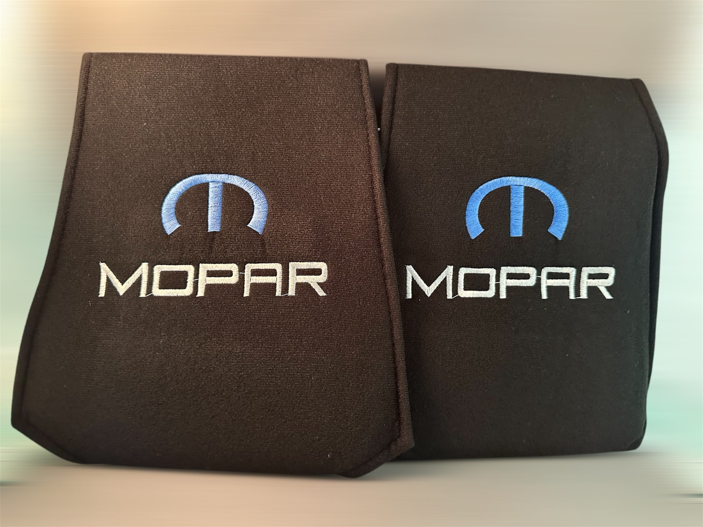 2x Headrest Covers | for Dodge MOPAR image 0