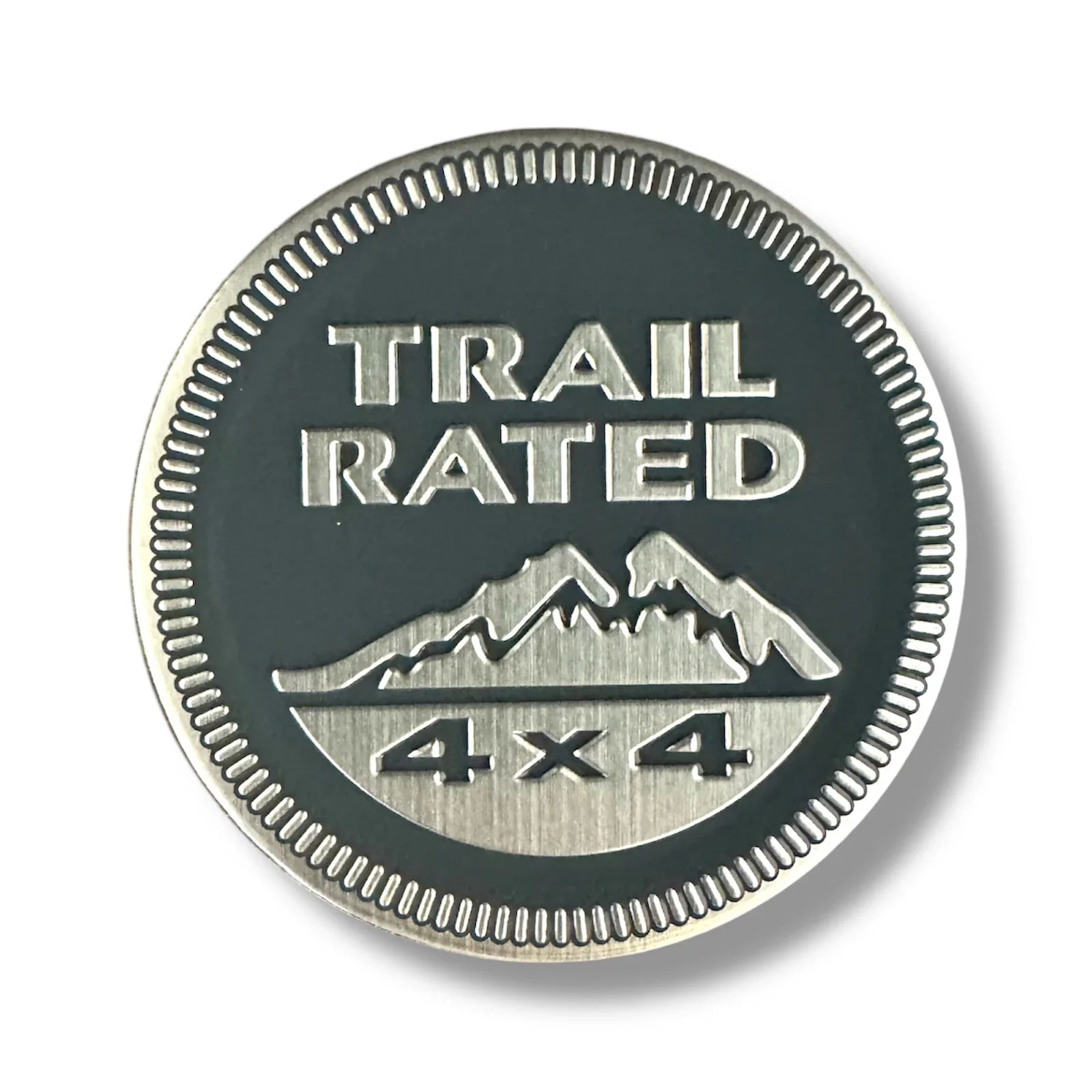 Trail Rated 4x4 Badge | for Jeep - Gray image 0