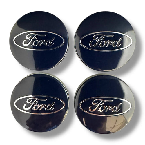 2 " Black Center Wheel Caps | for Ford image 0