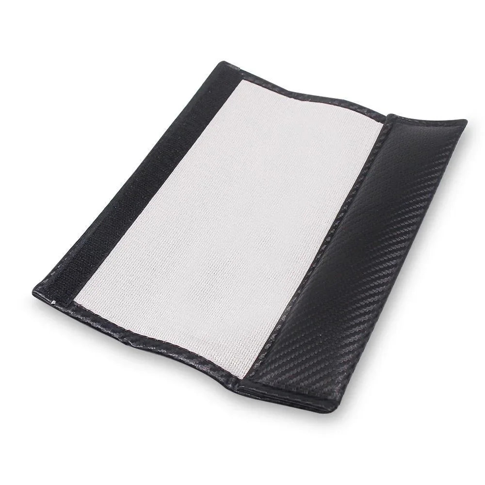 2x Seatbelt Covers Carbon Fiber Look | for Audi image 1