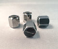 4x Chrome Hex Tire Valve Caps | for Dodge image 0