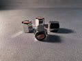 4x Chrome Tire Valve Caps | for Cadillac image 0