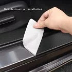 4x Door Sill Protectors Carbon Fiber Look | for Dodge image 2