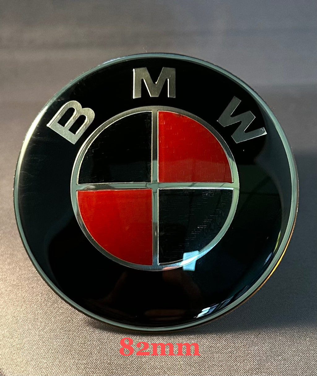 Black & Red Hood Emblem | for BMW image 0