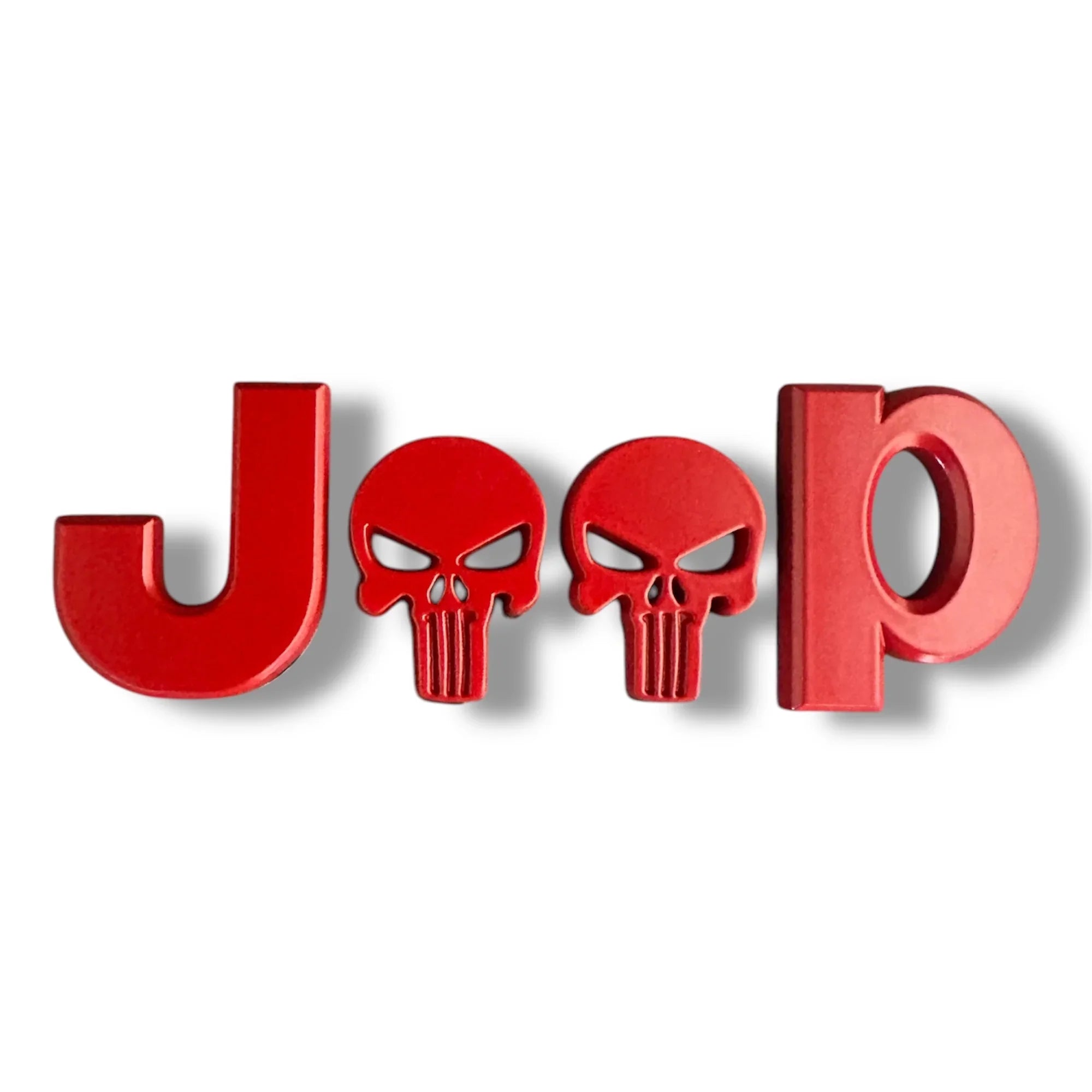 Red Punisher Emblem | for Jeep image 0