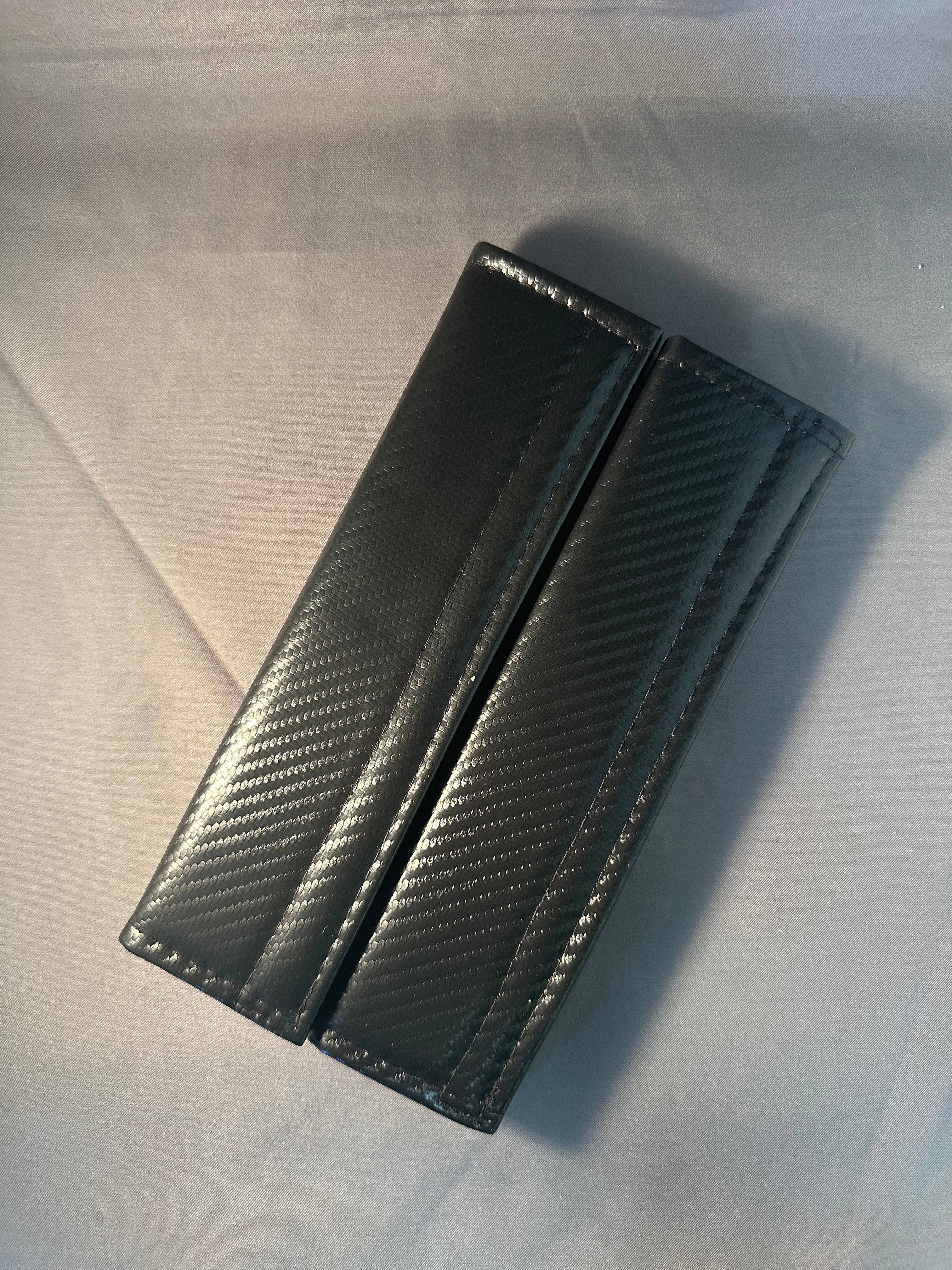 2x Seatbelt Covers Carbon Fiber Look | for Cadillac image 1