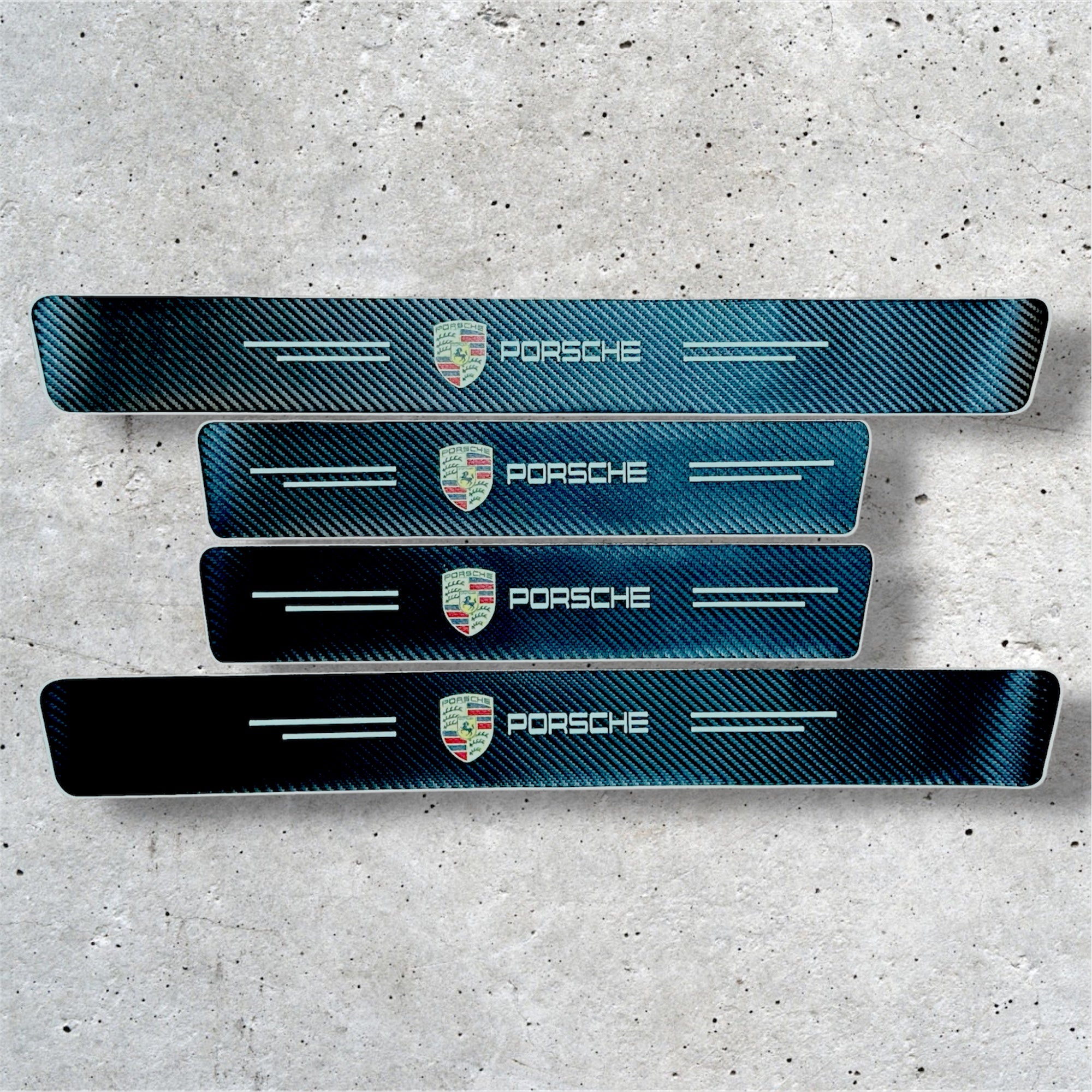 4x Door Sill Protectors | for Porsche image 0