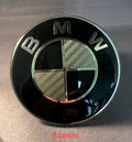 Black Carbon Fiber Look Hood Emblem | for BMW image 0
