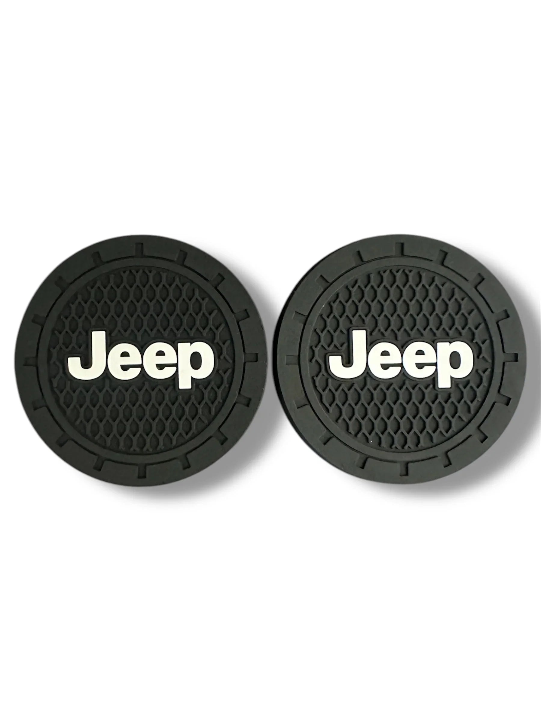 Cup Coasters All Black | for Jeep image 0
