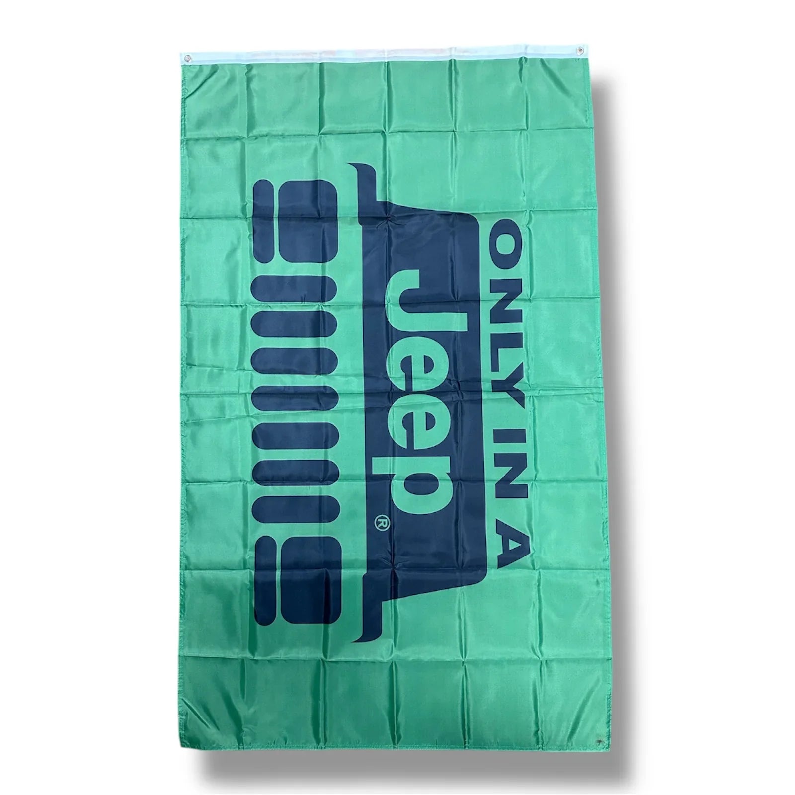 Green Garage Banner Flag | for Jeep image 1