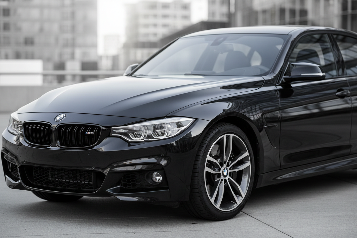 BMW Black & White Hood Emblems