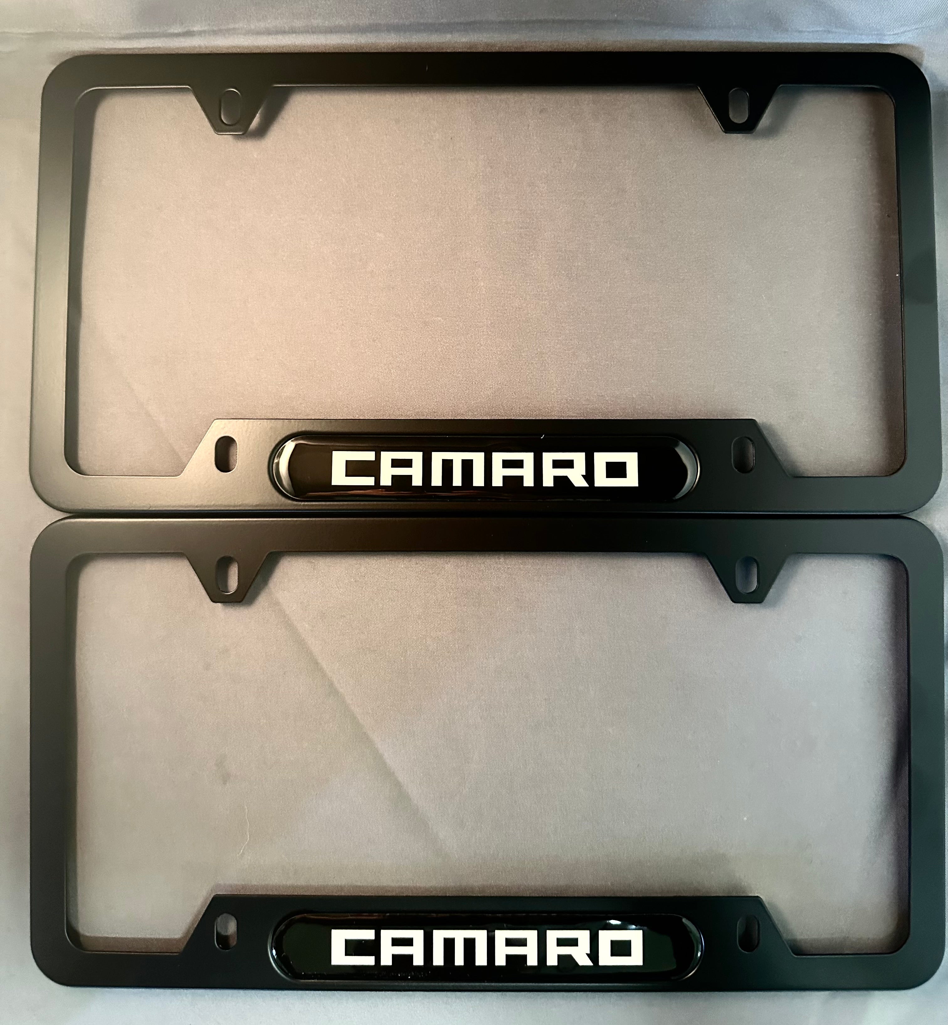 2x License Plate Holder Front/Back | for Chevrolet Camaro image 0
