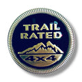 Trail Rated 4x4 Badge | Jeep - Black/Gold image 0