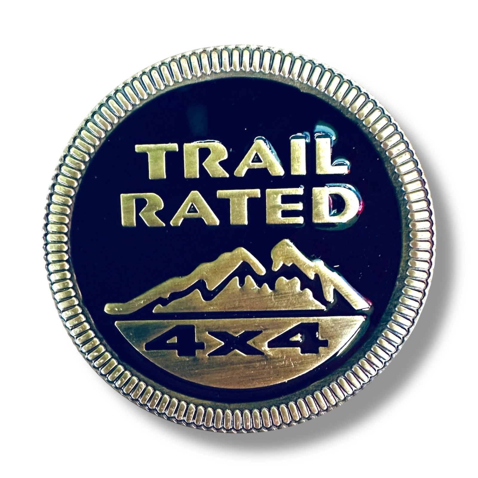 Trail Rated 4x4 Badge | Jeep - Black/Gold image 0
