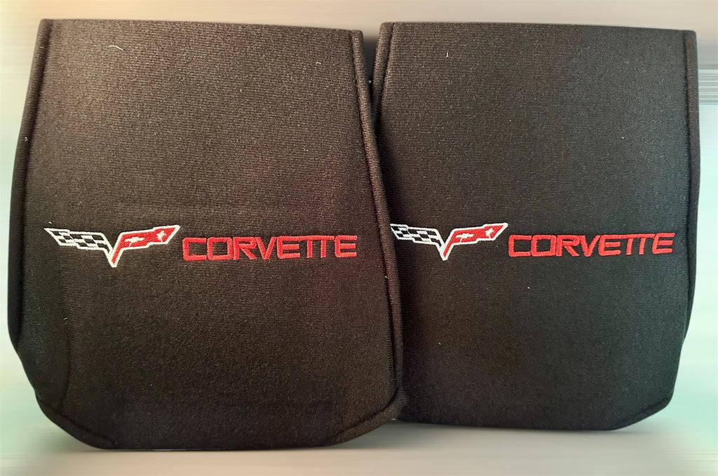 2x Headrest Covers | for Chevy Corvette image 0