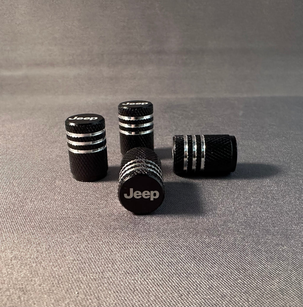 4x Tire Valve Caps | for Jeep image 0