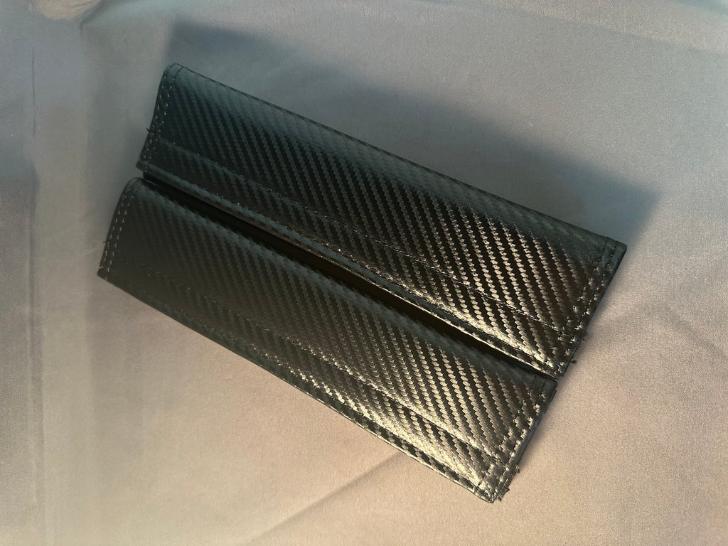2x Seatbelt Covers Carbon Fiber Look | for Porsche image 1
