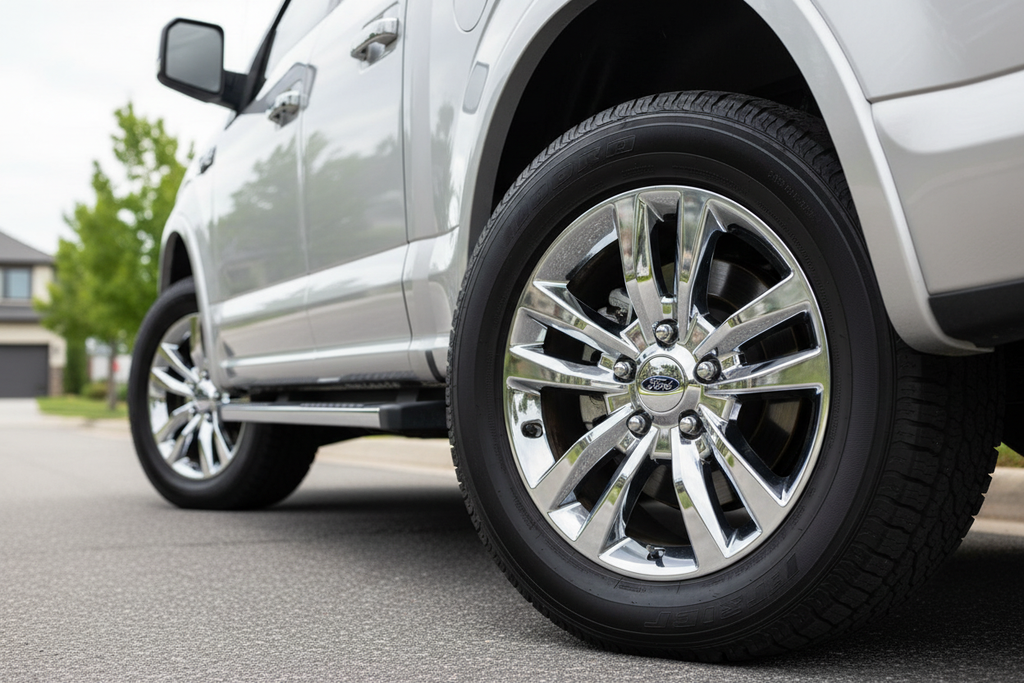 Ford Chrome Center Wheel Caps
