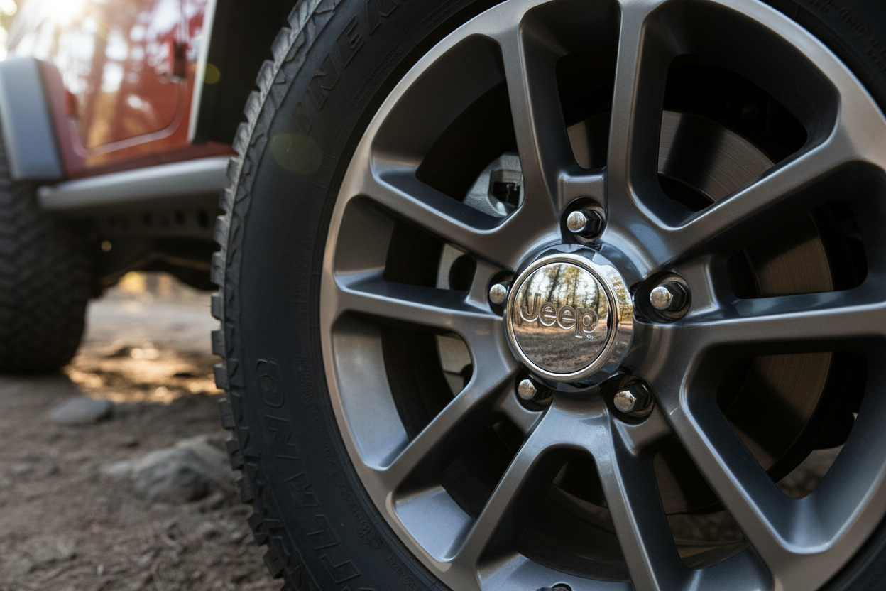 Jeep Chrome Center Wheel Cap