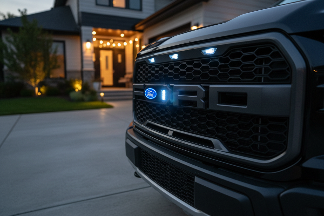 LED Glowing Grille Emblem for Ford