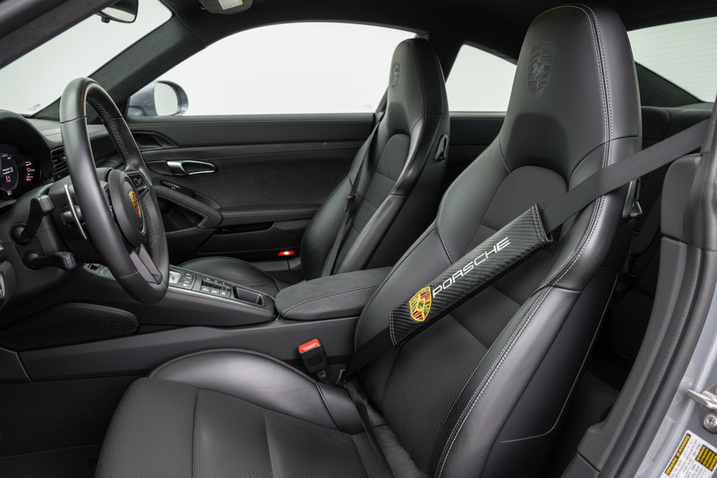 Porsche Carbon Fiber Seatbelt Covers